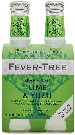 Fever Tree Sparkling Lime and Yuzu 4pk