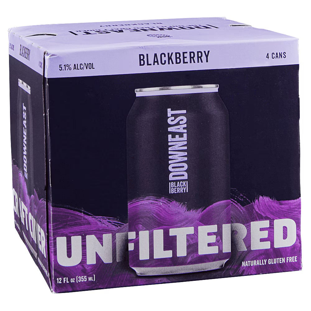 DOWNEAST BLACKBERRY 4PK CNS