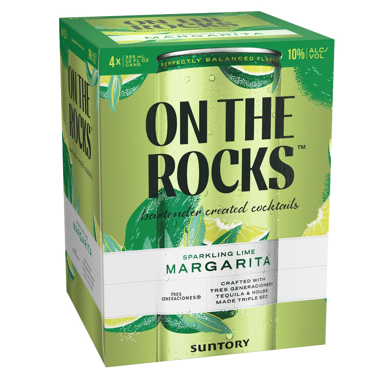 ON THE ROCKS SPARKLING LIME MARG 4PK