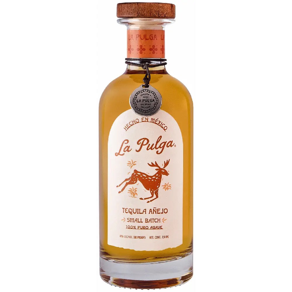 LA PULGA TEQUILA ANEJO 750ML