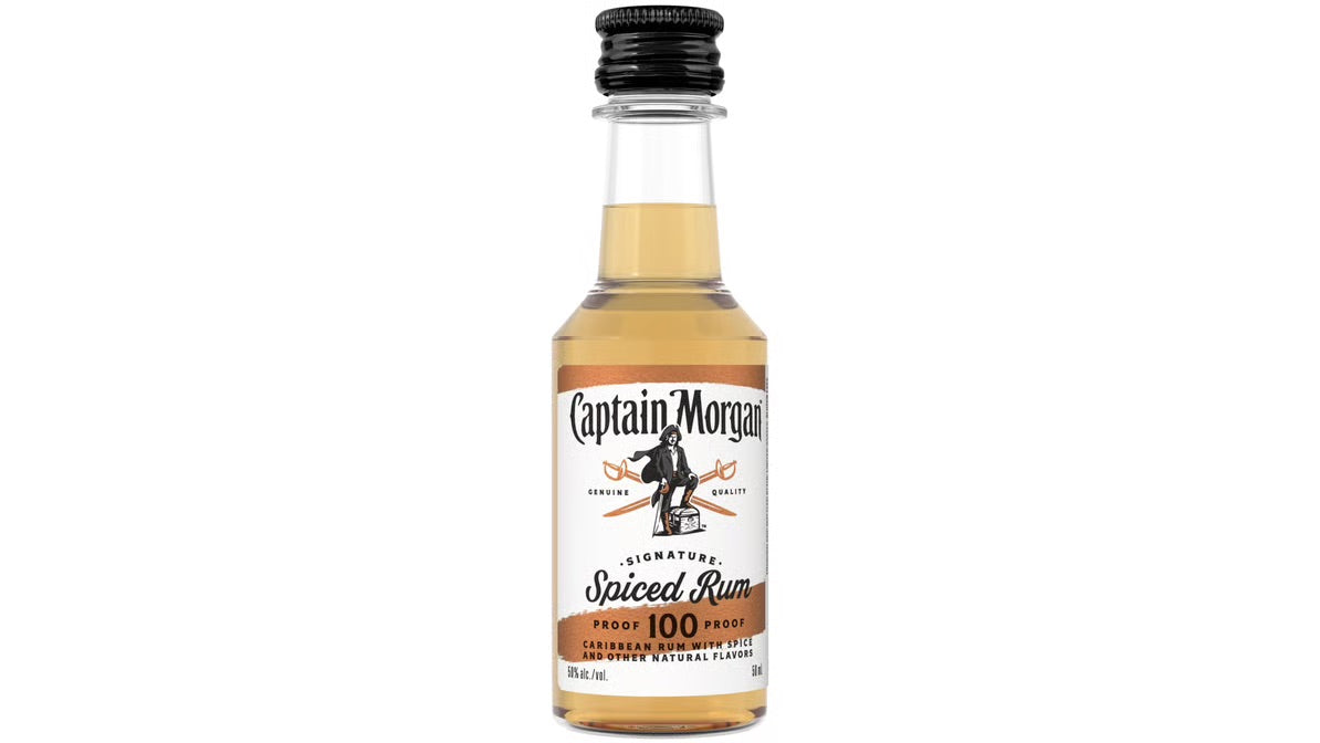 Captain Morgan 100 Proof Spiced Rum 50ml