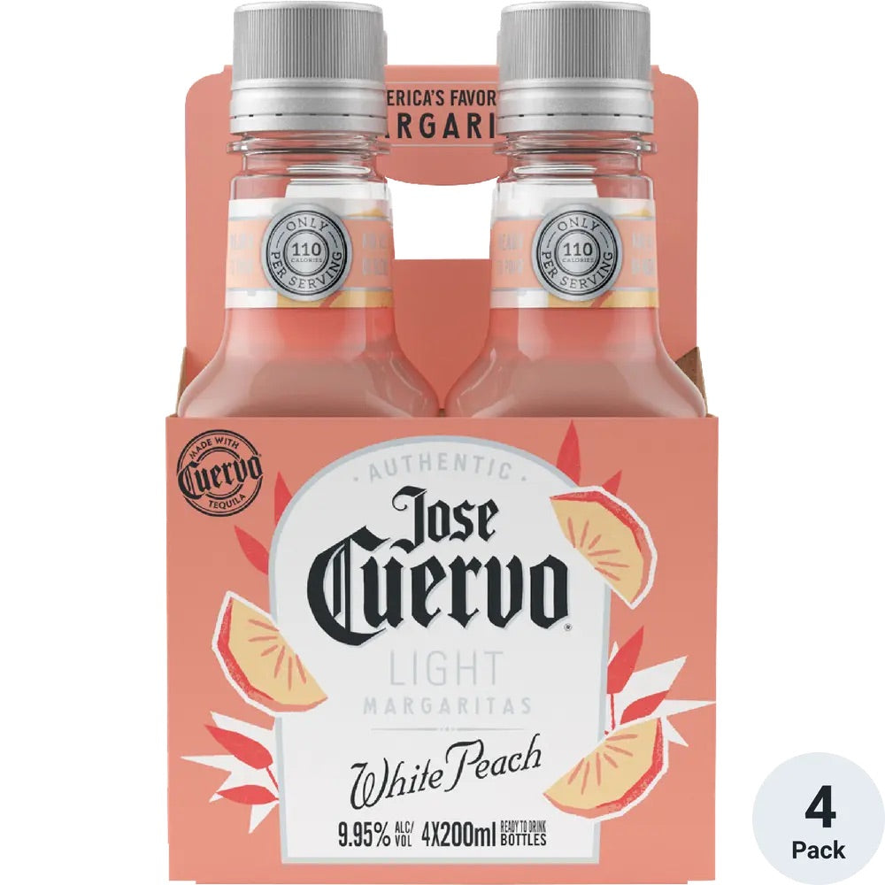 CUERVO AUTH WHITE PEACH MARGARITA 4PK