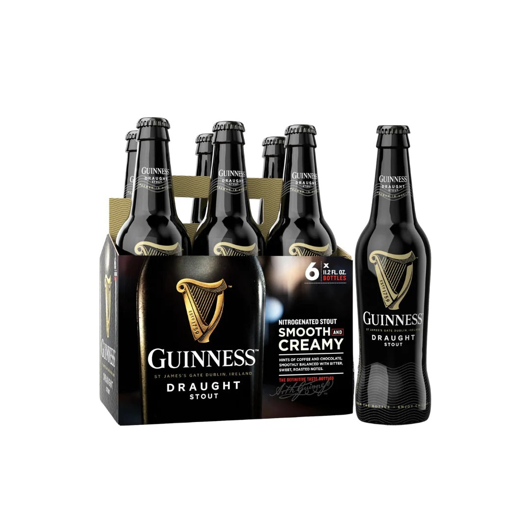 Guinness Draught 12oz 6pk Bottles