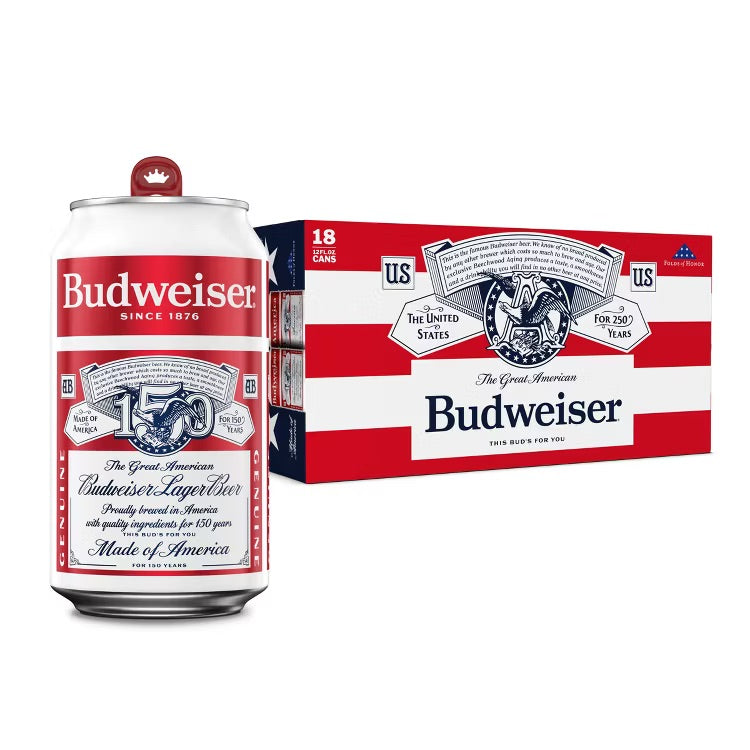 Budweiser 12oz 18pk Cans