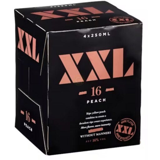 XXL PEACH 4PK