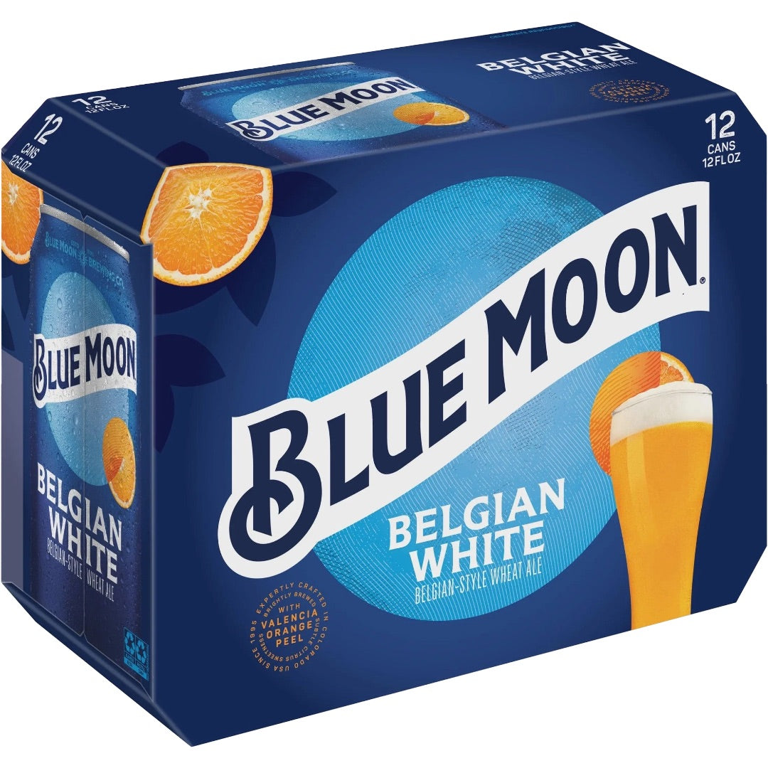 Blue Moon Belgian White 12oz 12pk Cans