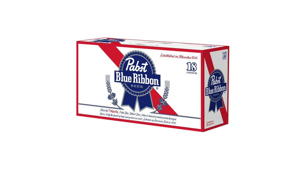 Pabst Blue Ribbon 12oz 18pk Cans