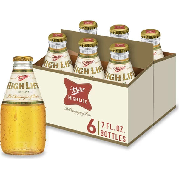 Miller High Life 7oz 6pk Pony Bottles