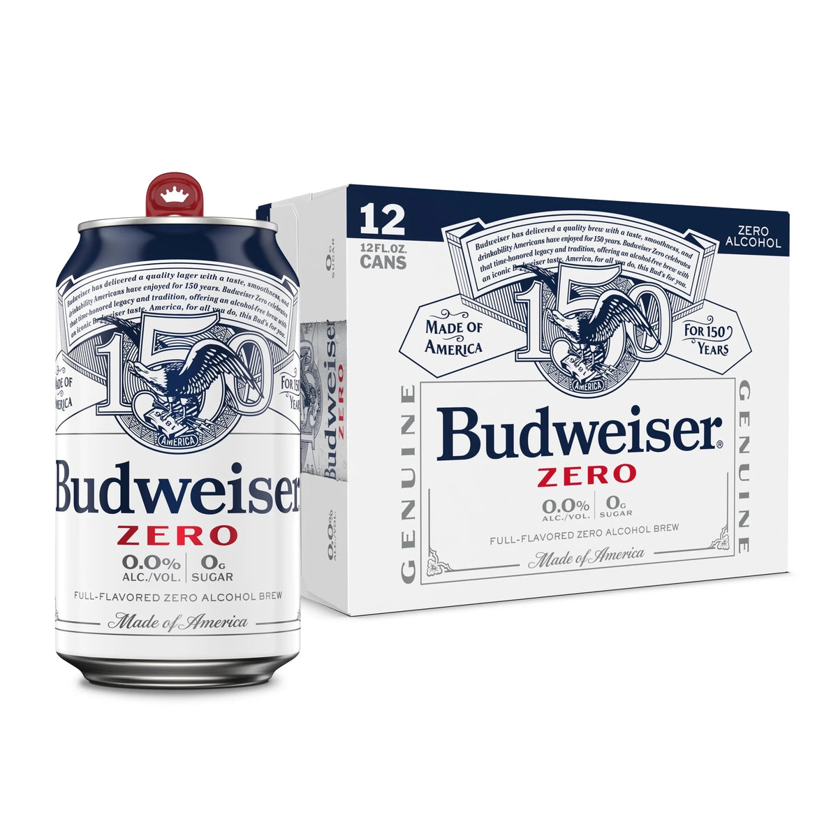 Budweiser Zero 12pk Can