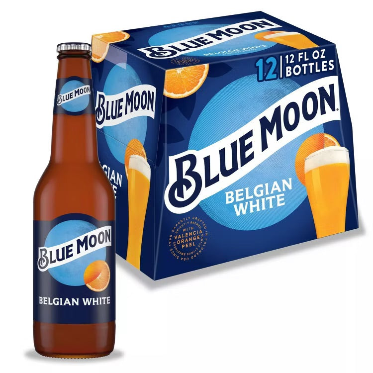 Blue Moon Belgian White 12oz 12pk Bottles