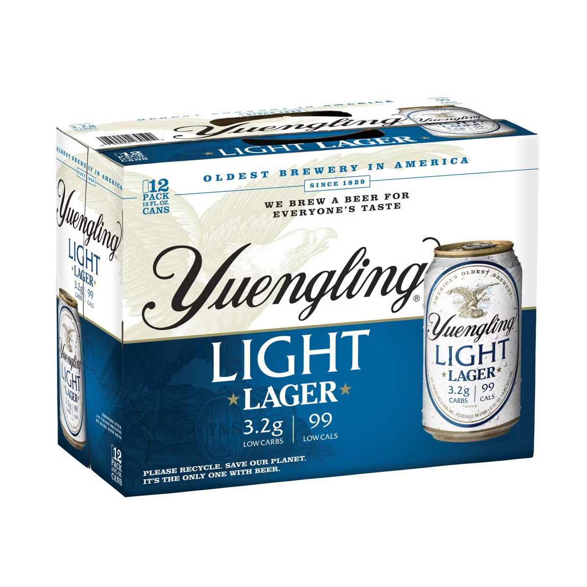 Yuengling Light Lager 12oz 12pk Cans