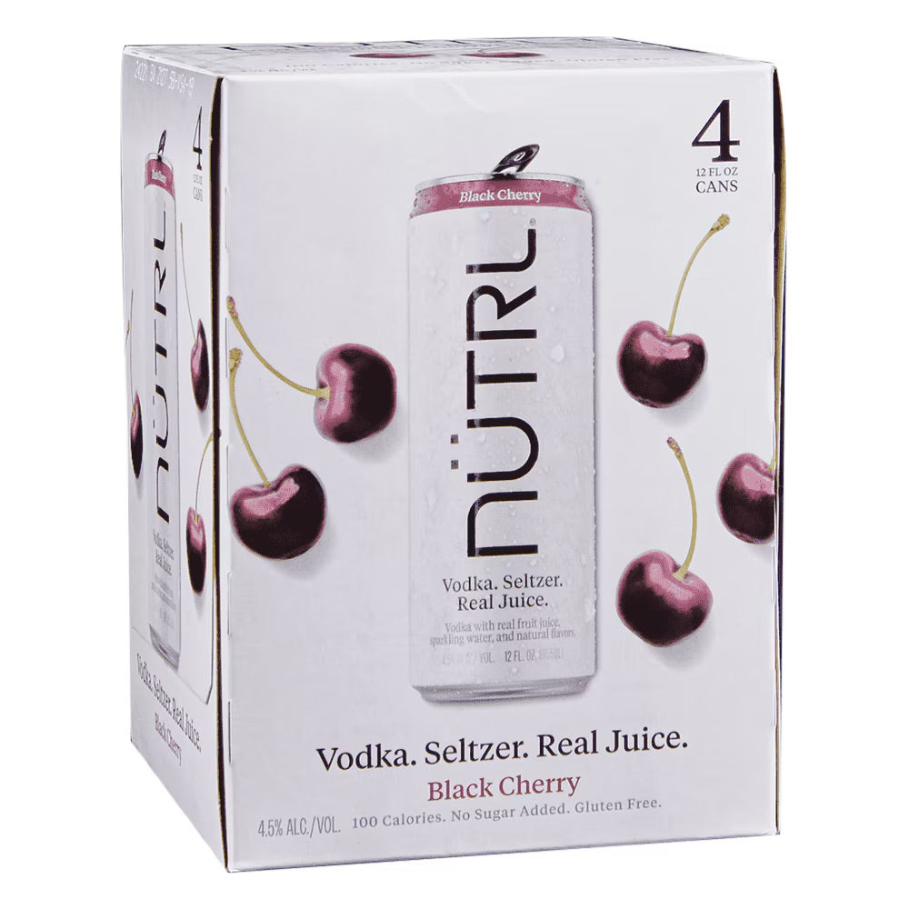 Nutrl Black Cherry 4pk Cans