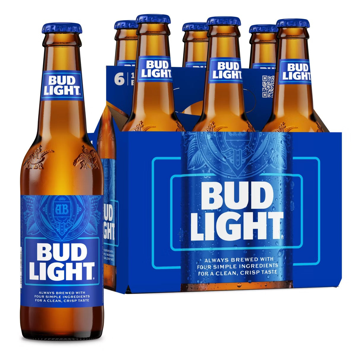 Bud Light 12oz 6pk Bottles