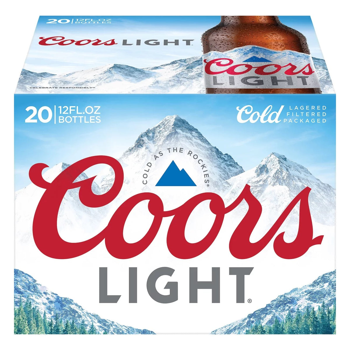Coors Light 12oz 20pk Bottles