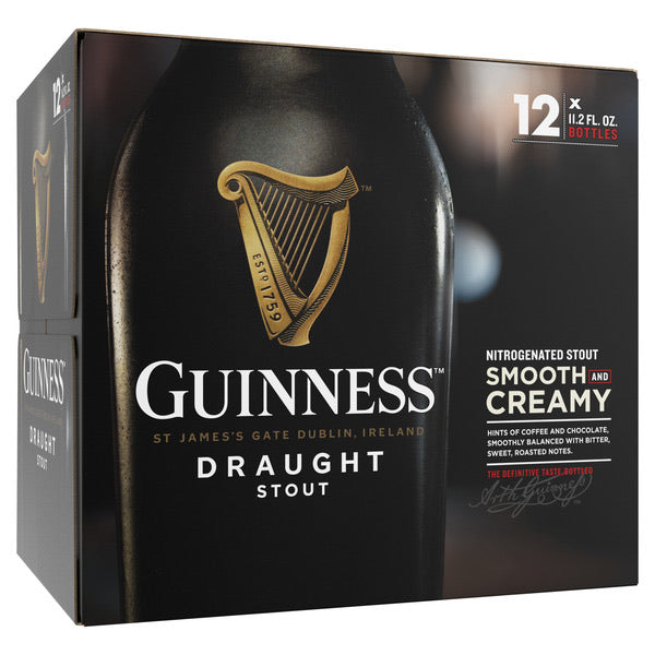 Guinness Draught 12oz 12pk Bottles