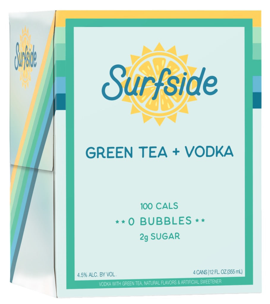 Surfside Green Tea + Vodka 4-pack