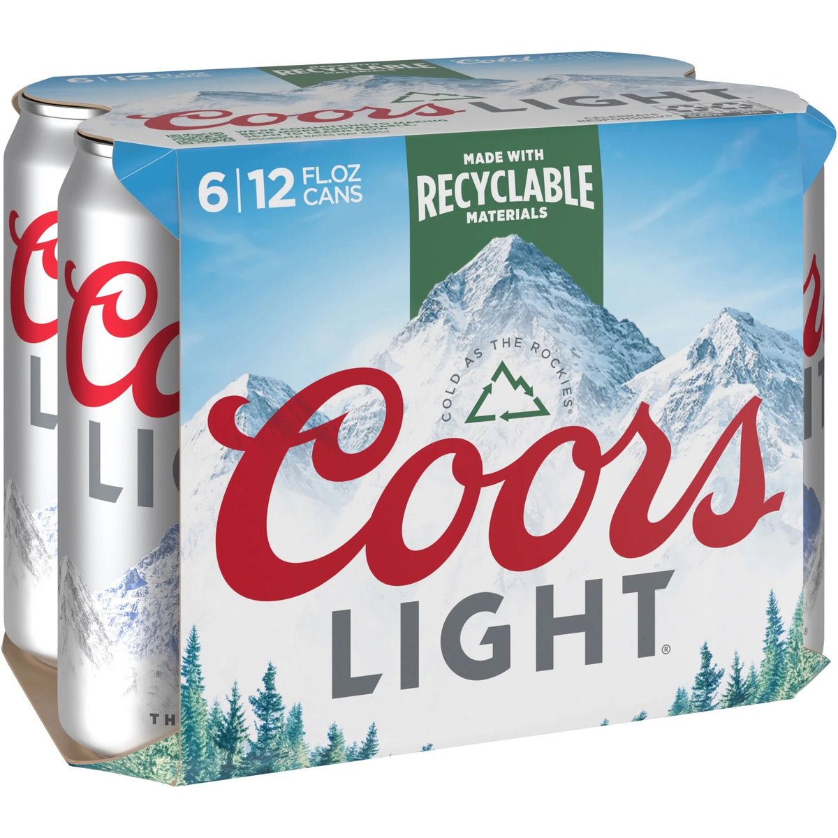 Coors Light 12oz 6pk Cans