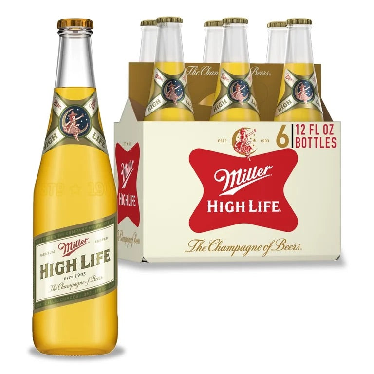 Miller High Life 12oz 6pk Bottles