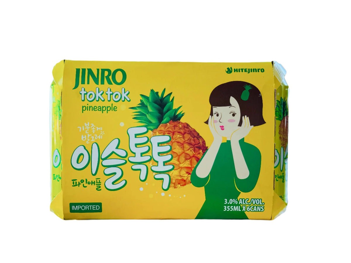 Jinro Tok Tok Pineapple 6pk Cans