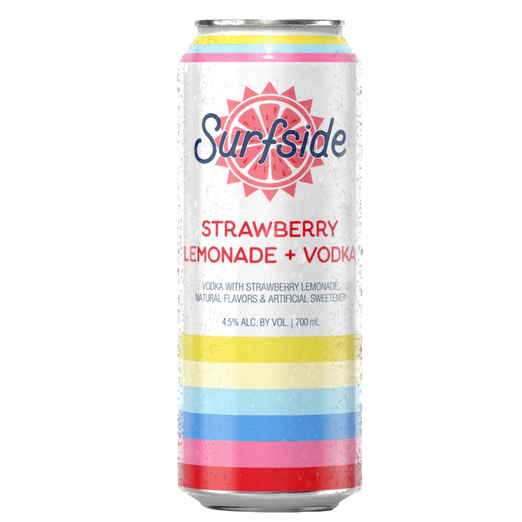 Surfside Strawberry Lemonade + Vodka can