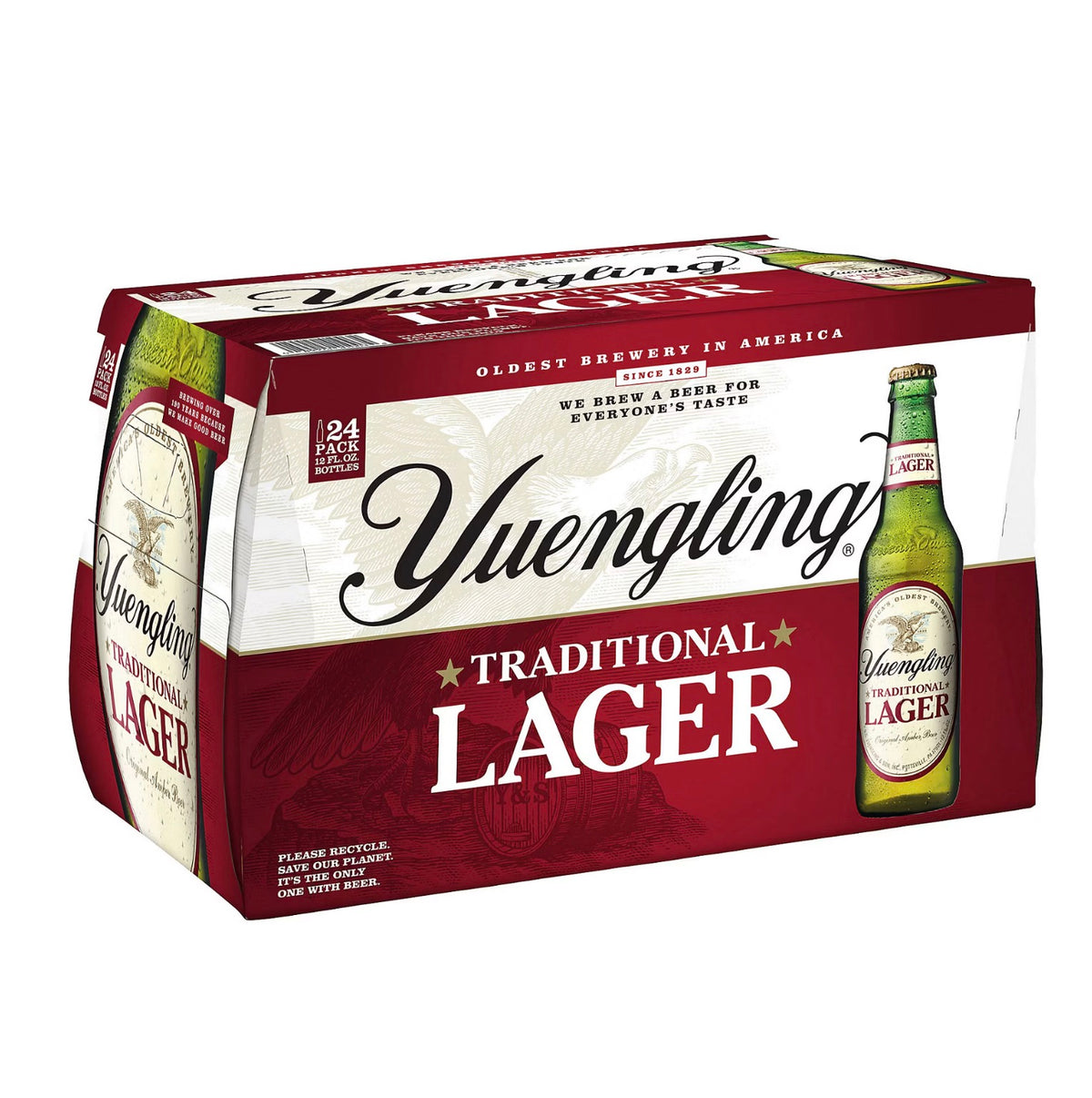 Yuengling Lager 12oz 24pk Bottles
