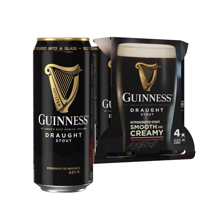 Guinness Pub Draught 14.9oz 4pk Cans