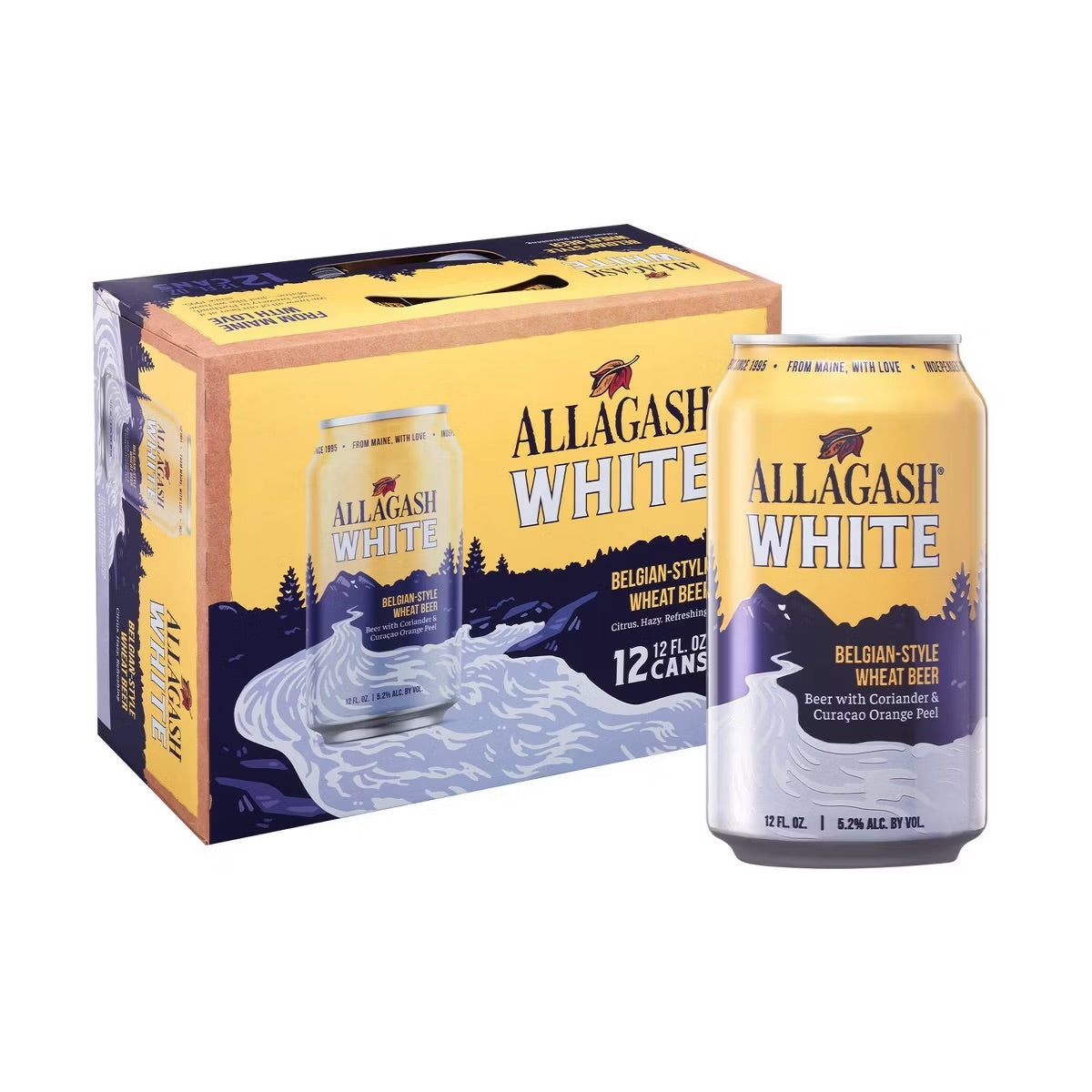 Allagash White 12oz 12pk Cans