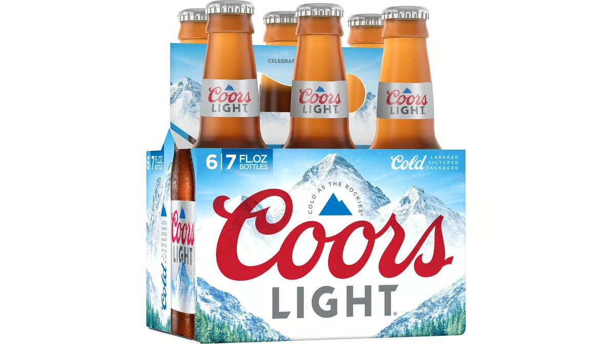 Coors Light 7oz 6pk Pony Bottles