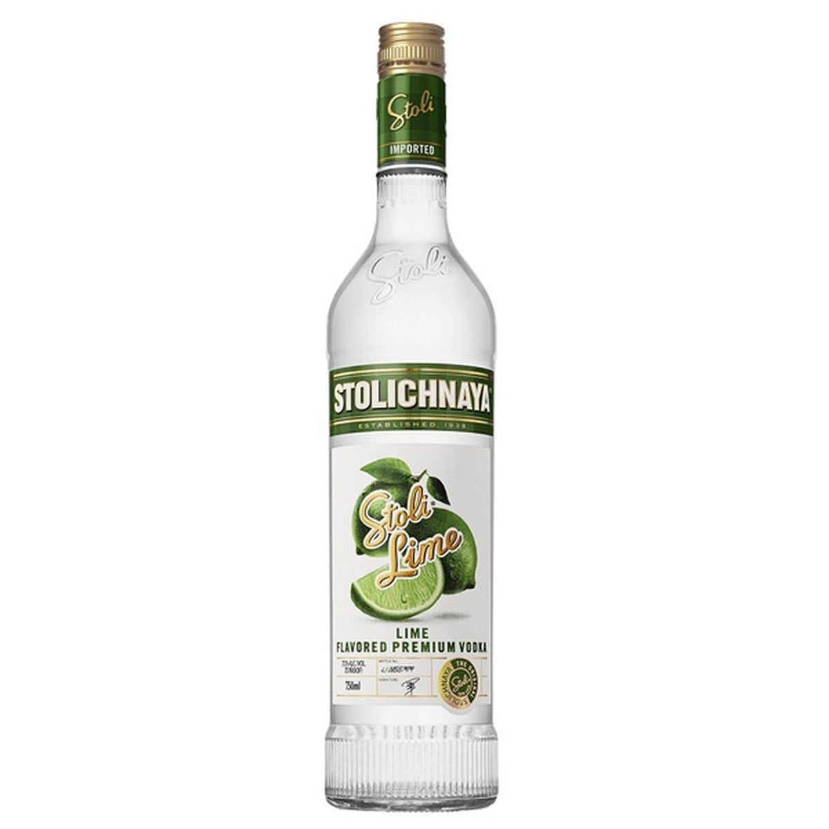 Stoli Lime Vodka 750ml