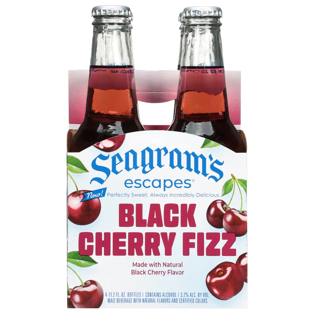 SEAGRAMS BLK CHERRY A.. 4PK
