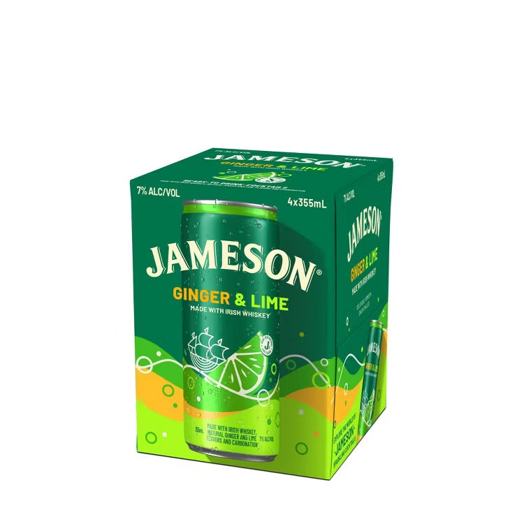 Jameson Ginger & Lime RTD 4-pack