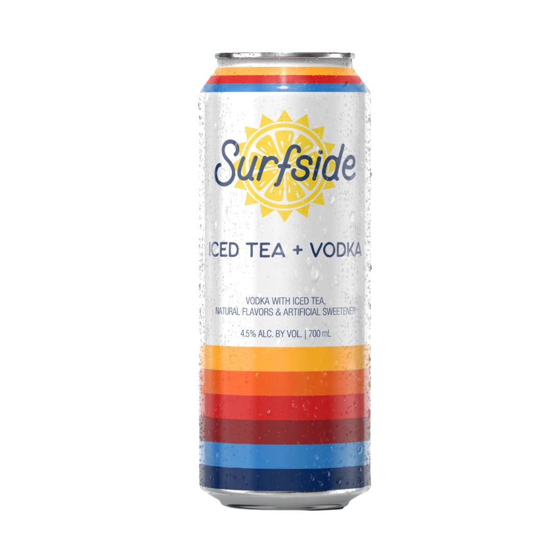 Surfside Iced Tea + Vodka can