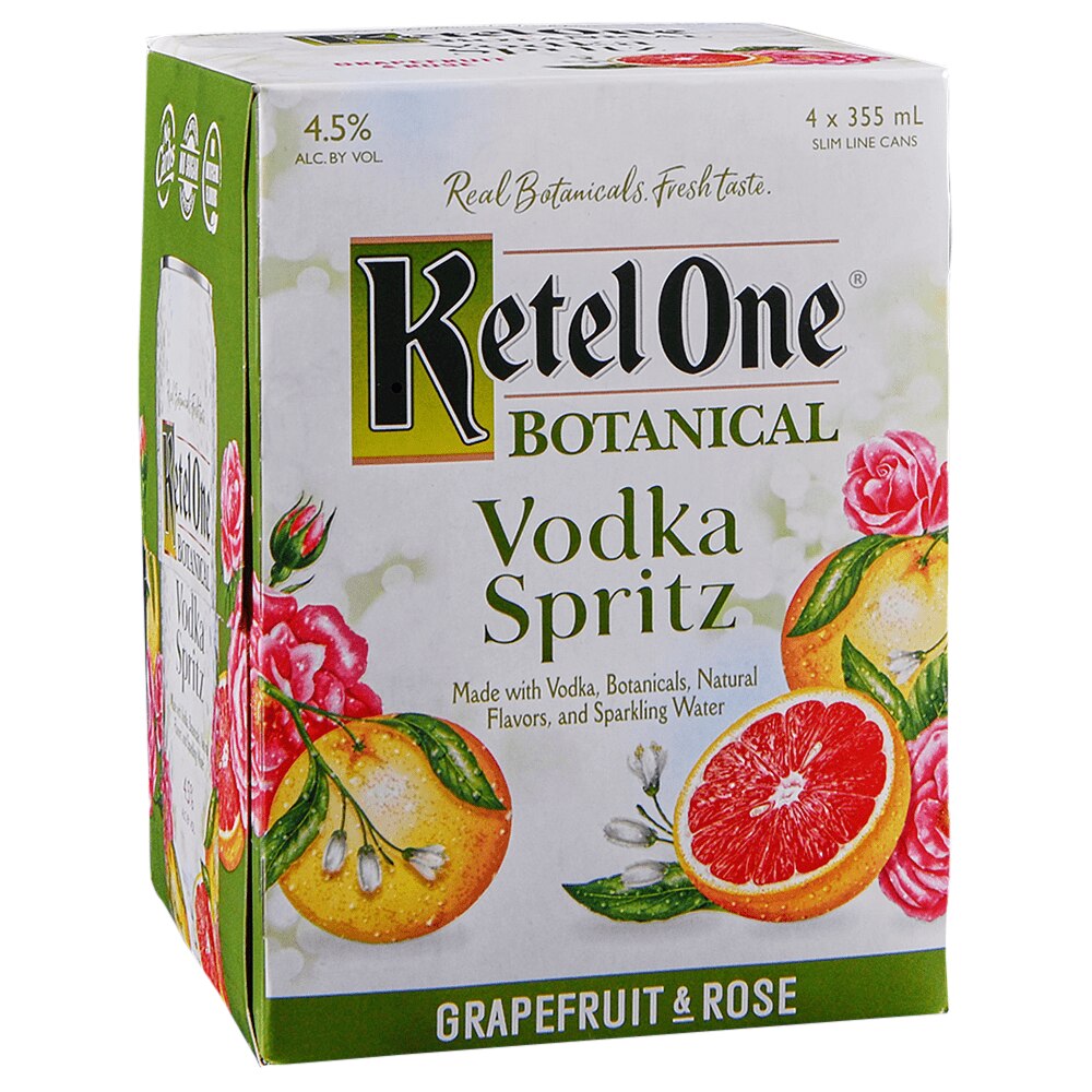 Ketel One Botanical Grapefruit Rose RTD 4pk