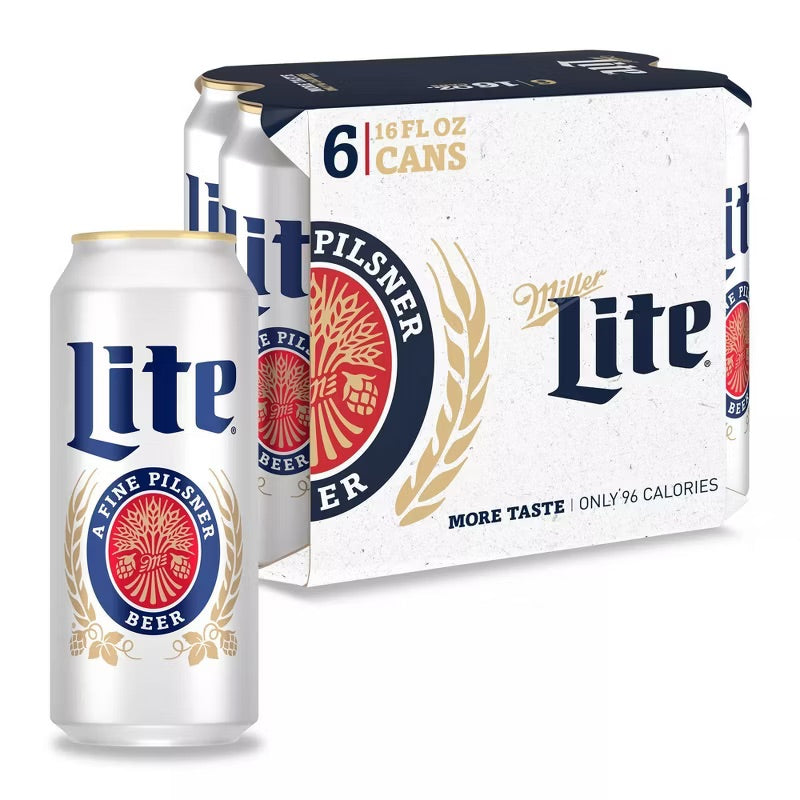 Miller Lite 16oz 6pk Cans