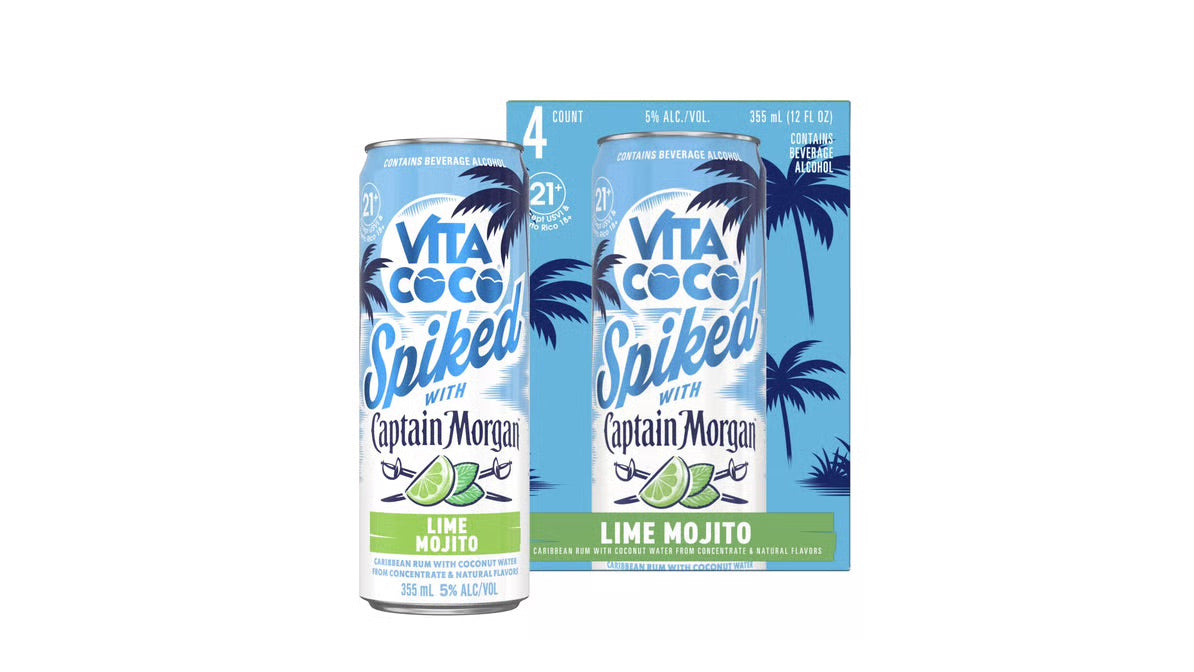 Vita Coco Captain Morgan Lime Mojito 4pk