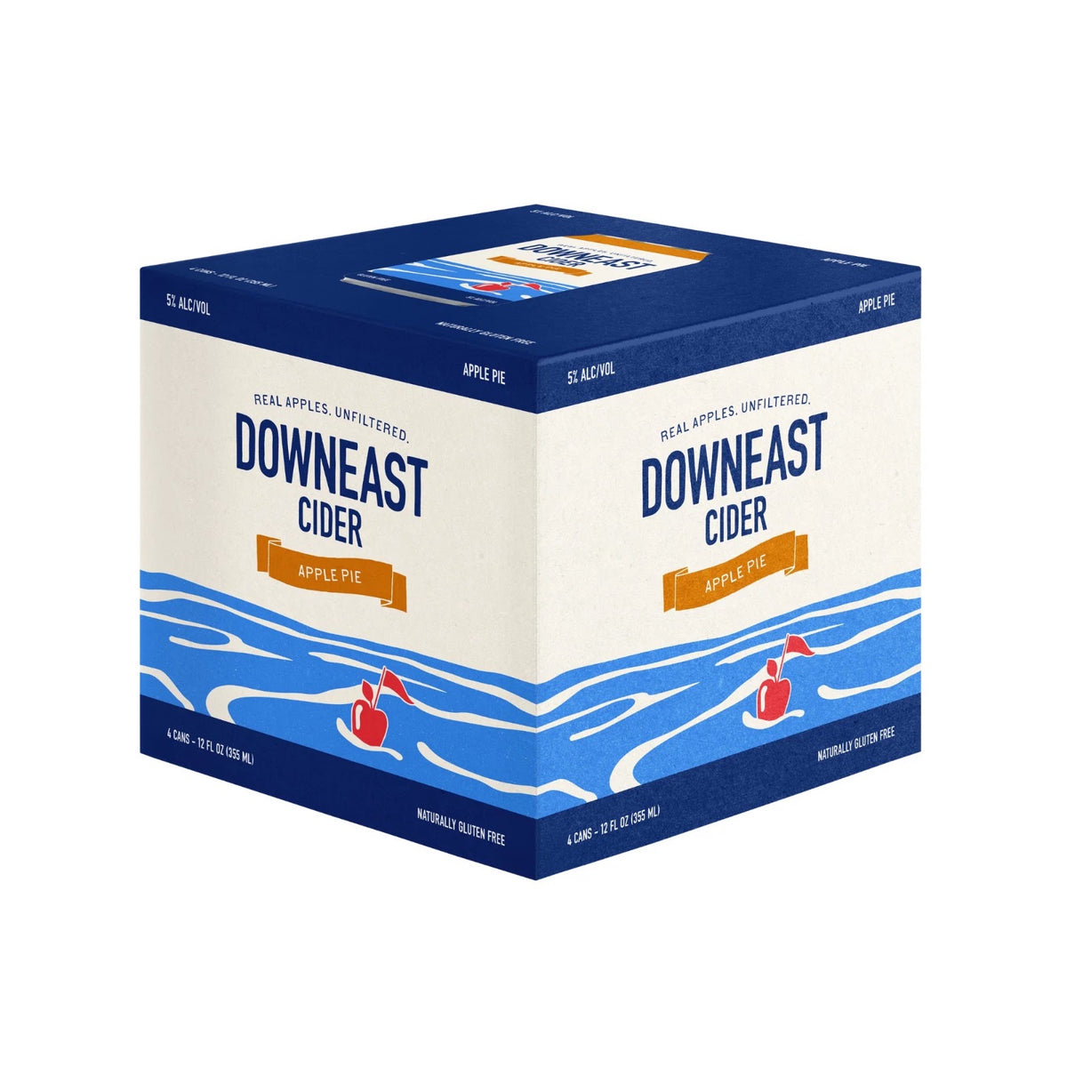 DOWNEAST CIDER APPLE PIE 4PK CNS
