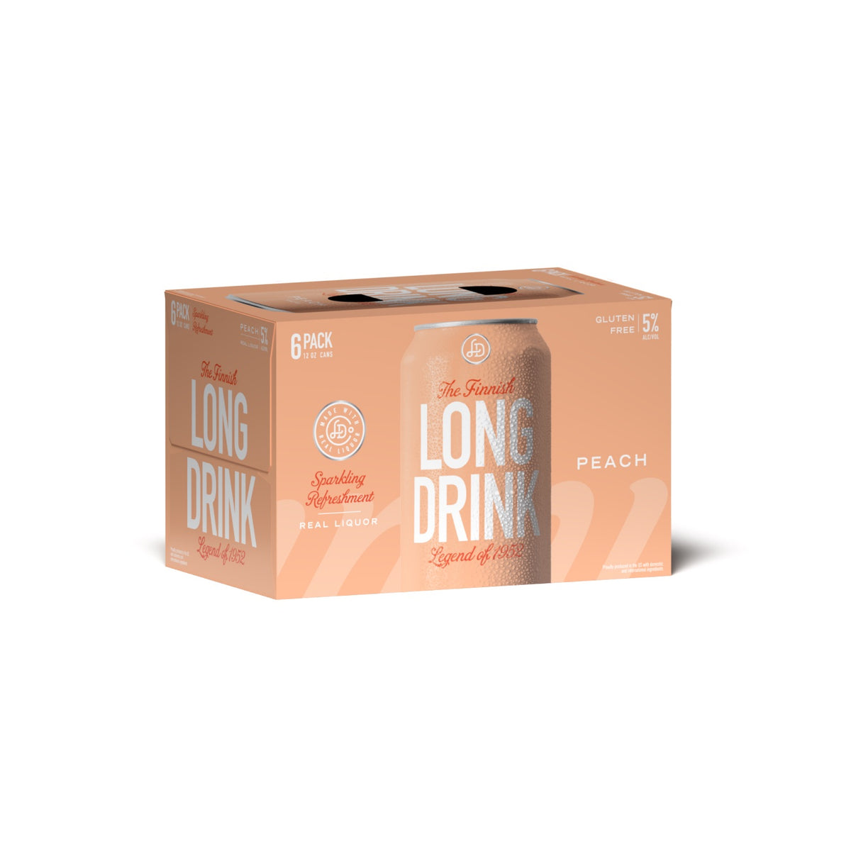 LONG DRINK PEACH 6PK CNS
