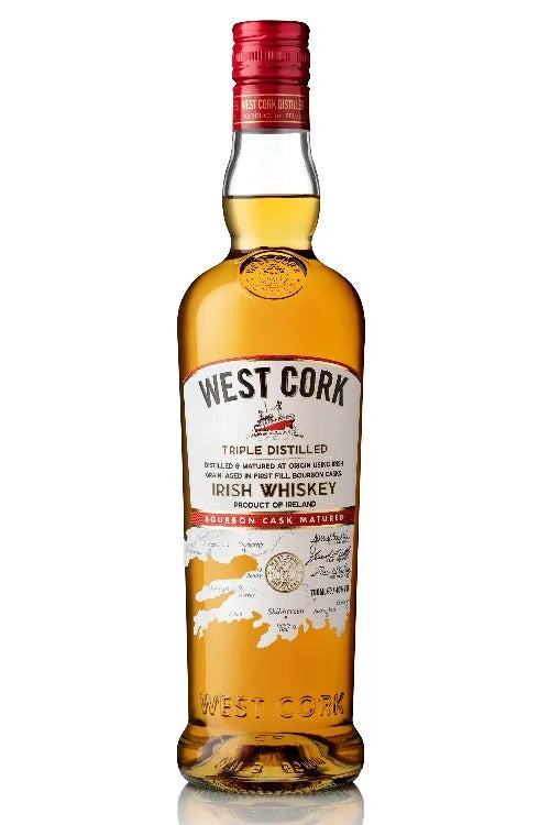 WEST CORK IRISH WHISKEY BOURBON CASK