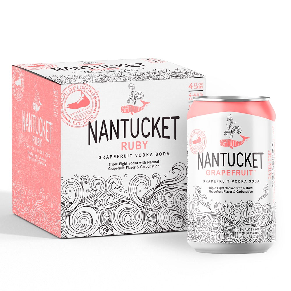 NANTUCKET RUBY GRAPEFRT 4PK CNS