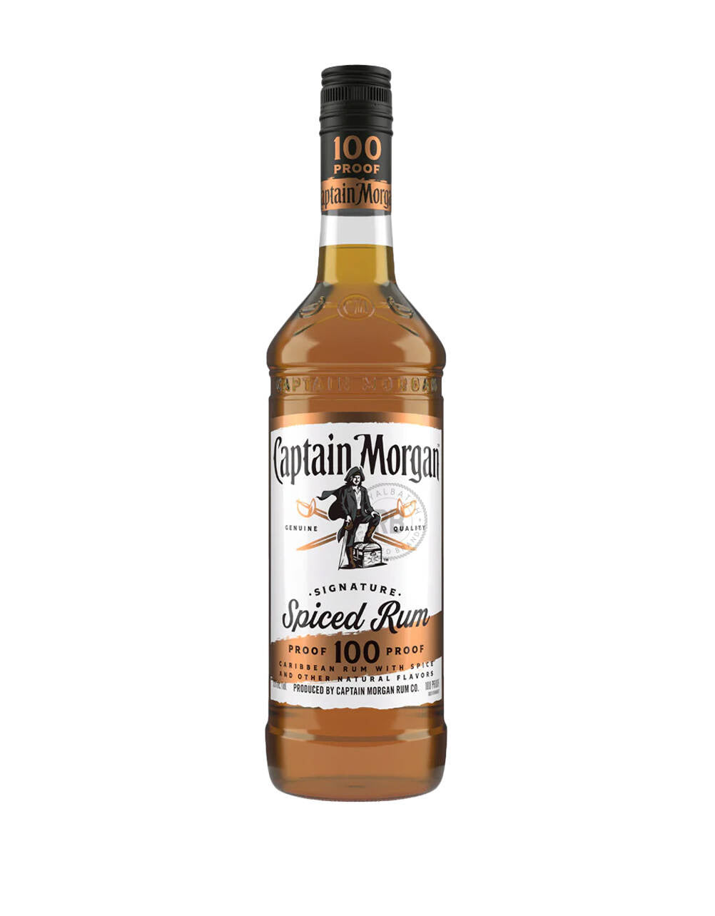 Captain Morgan 100 Proof Spiced Rum 750ml