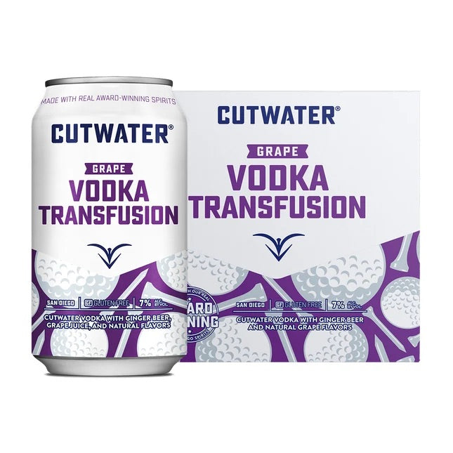 CUTWATER VODKA FUSION 4PK CANS