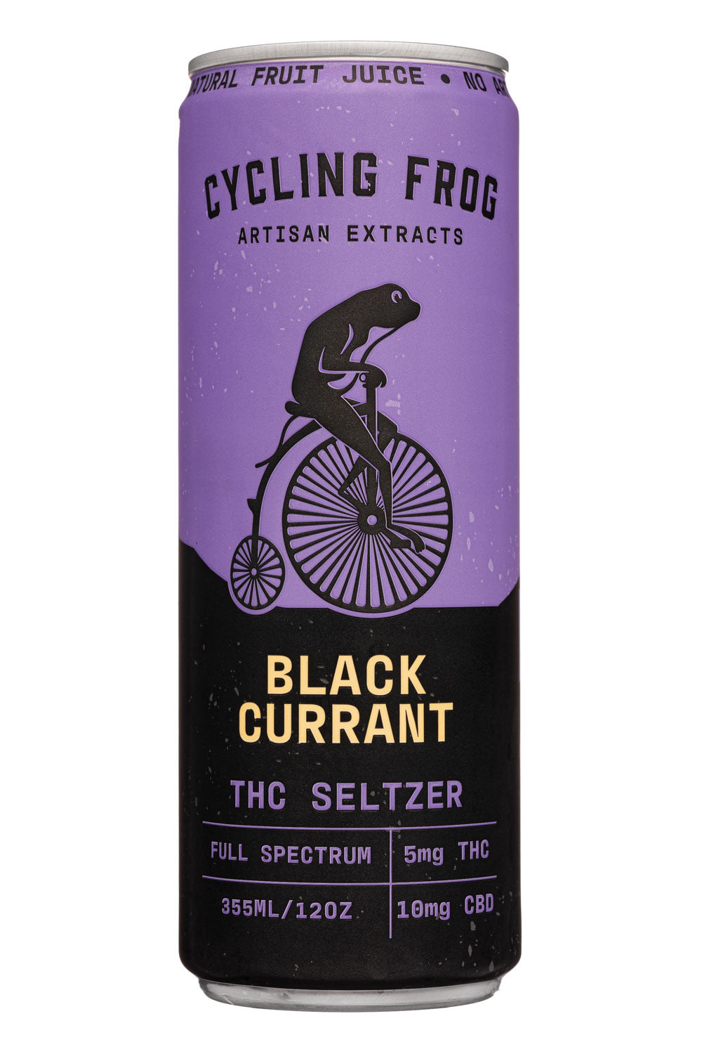 CYCLING FROG THC + CBD SELTZER BLACK CURRANT 4PK