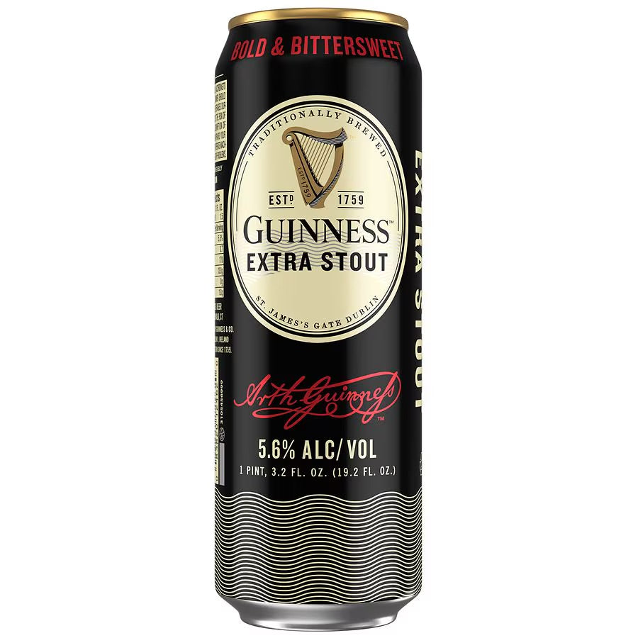 Guinness Extra Stout 19.2oz Single Can