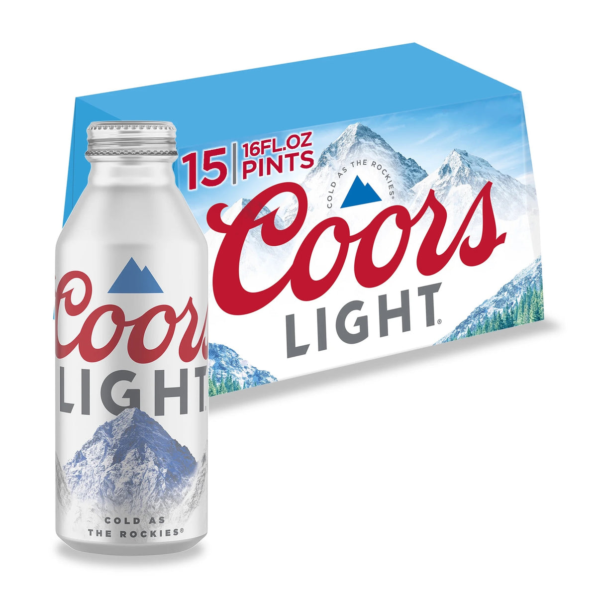 Coors Light 16oz 15pk Aluminum Pints