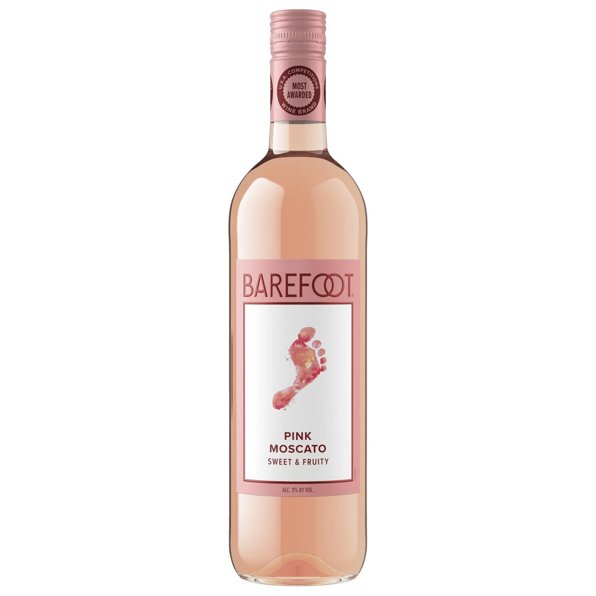 Barefoot Pink Moscato 750ml