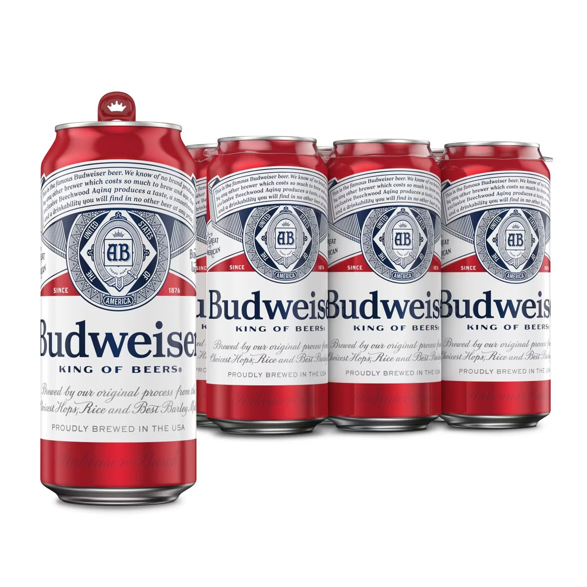 Budweiser 16oz 6pk Can