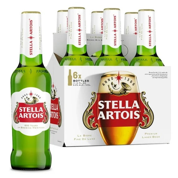 Stella Artois 12oz 6pk Bottles