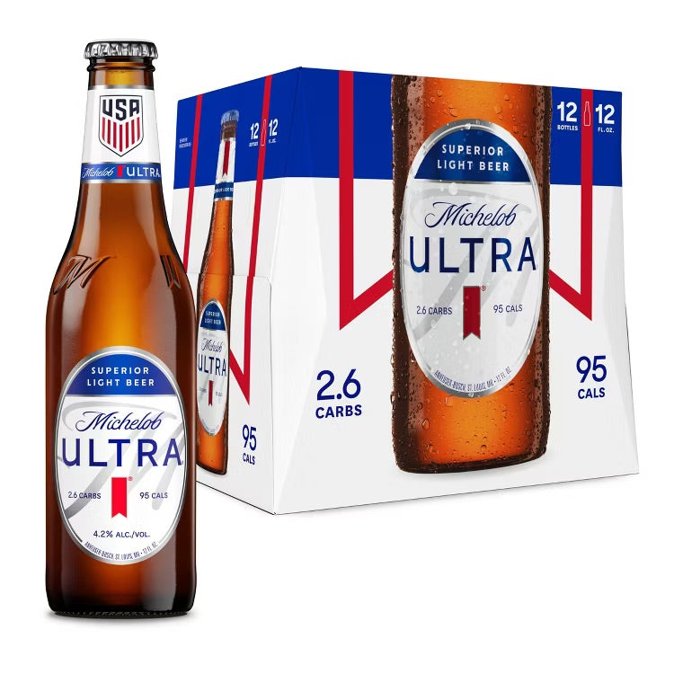 Michelob Ultra 12-pack 12oz Bottles