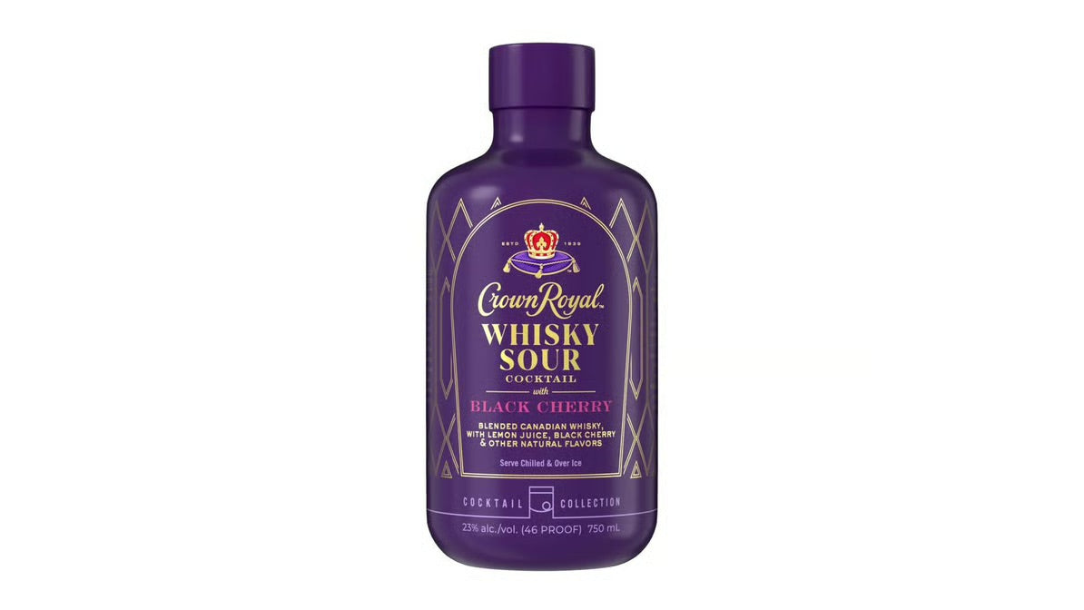 Crown Royal Black Cherry Whiskey Sour 750ml