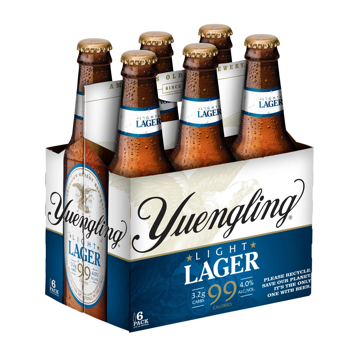 Yuengling Light Lager 12oz 6pk Bottles